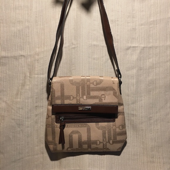 Etinne Aigner-cross body purse - Picture 1 of 8